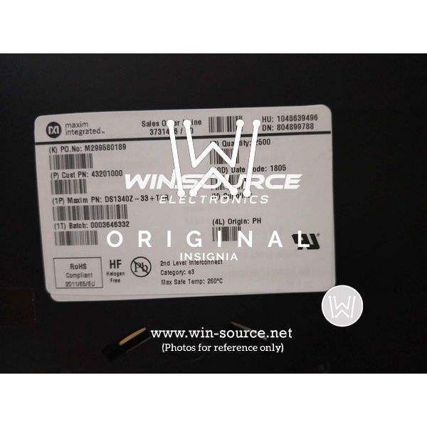 DS1340Z-33+T&R label picture