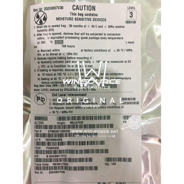EPM240T100C5N label picture 2
