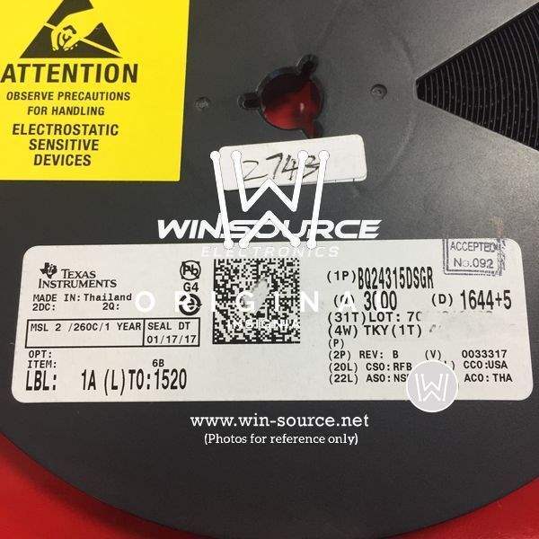 BQ24315DSGR label picture
