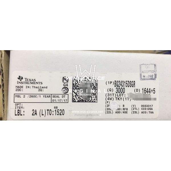BQ24315DSGR label picture 2