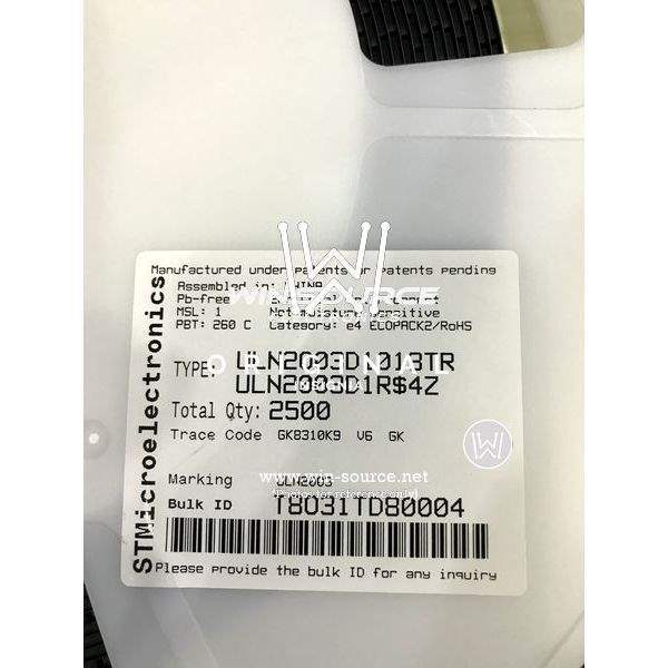 ULN2003D1013TR label picture