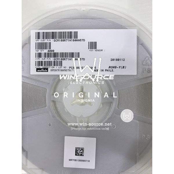 GCM188R71H104KA57D  label picture 5