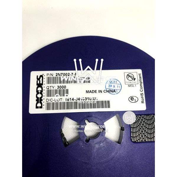 2N7002-7-F label picture