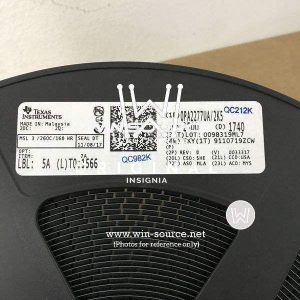  OPA2277UA/2K5 label picture