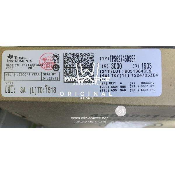 TPS62745DSSR label picture 2
